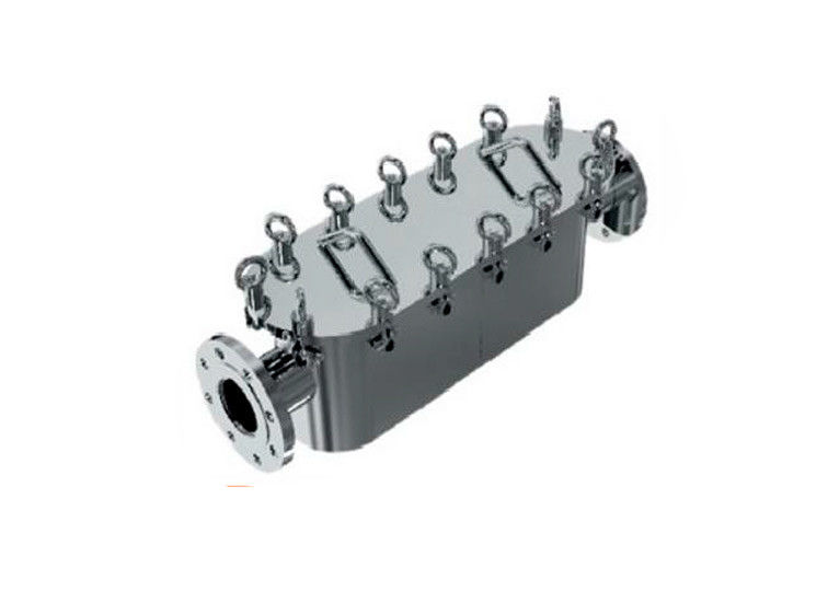 Long pipeline Liquid Permanent Magnetic Iron Remover High Flow Rate Para Alimentos Químicos Farmacêuticos