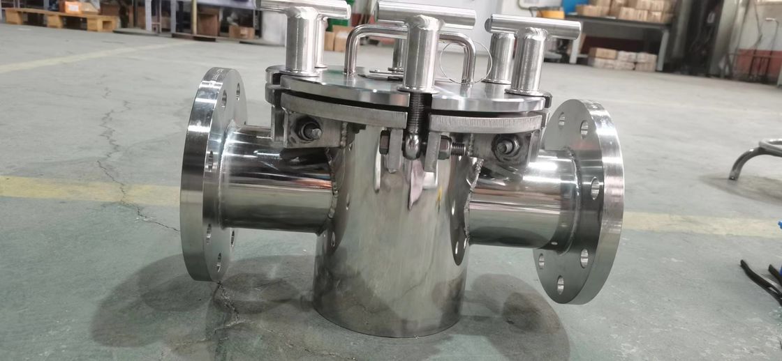 Tipo de tubulação de líquido separador de ímã permanente máquina de separador de ferro 304SS 316SS Ti Shell