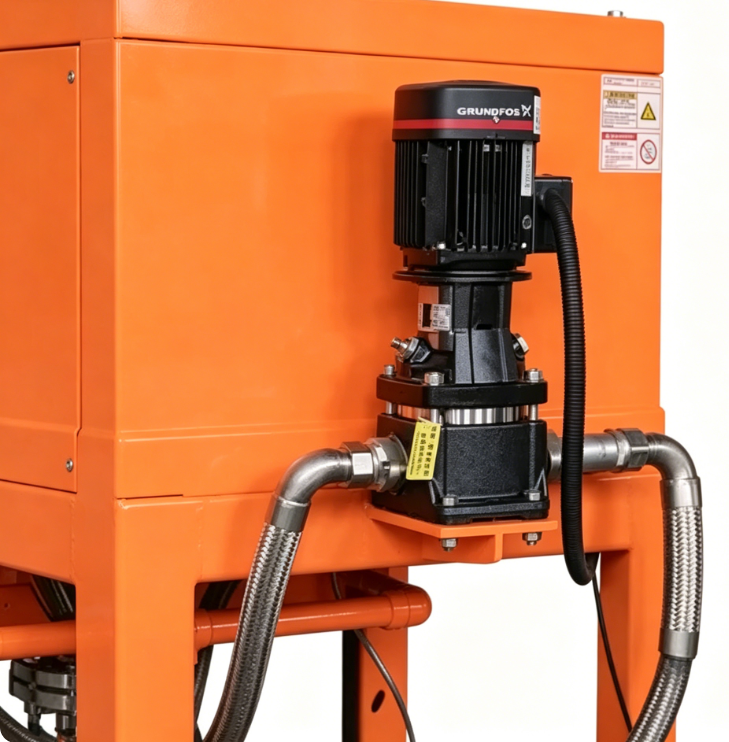 Separador magnético úmido com controle automático completo de baixo consumo de energia com estrutura compacta para linhas de economia de energia